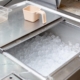 Ice Maker and bin at restaurant