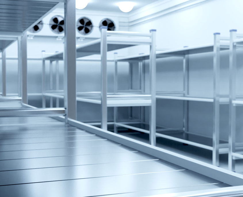 Refrigeration chamber for food storage