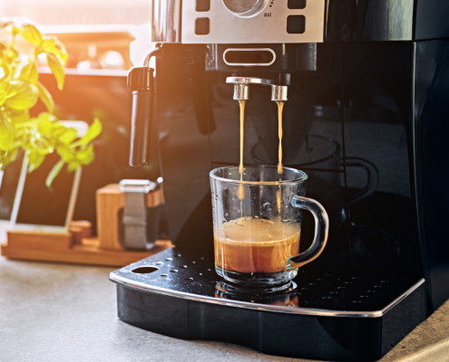 Professional coffee machine for home use